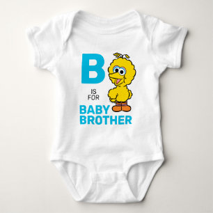 Big Bird   B ist für Baby Brother Baby Strampler
