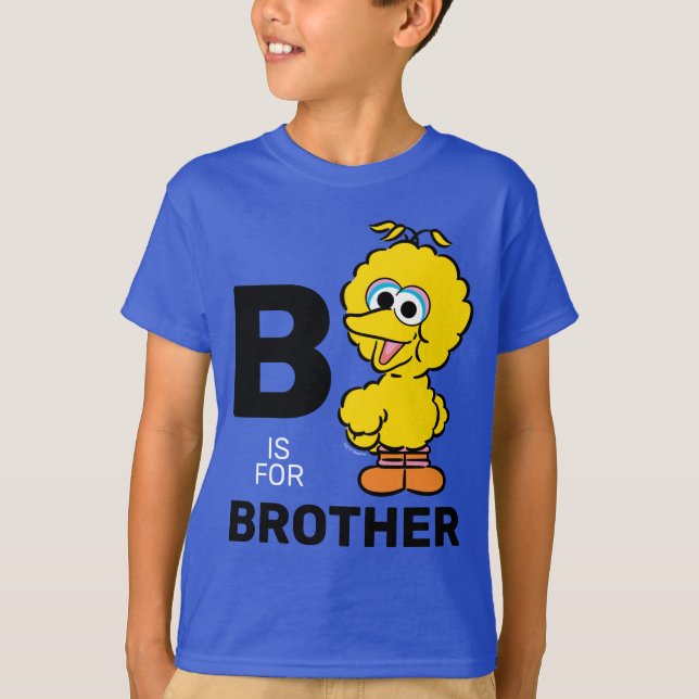 Big Bird | B ist für Brother T-Shirt (Vorderseite)