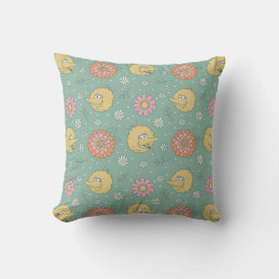Big Bird   Good Vibes Floral Pattern Kissen