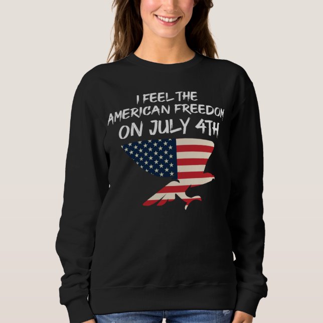 Big Bird on July 4th Sweatshirt (Vorderseite)