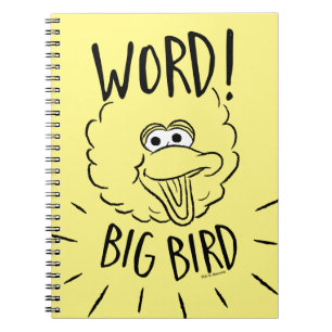 Big Bird Skate Logo - Word! Big Bird Notizblock
