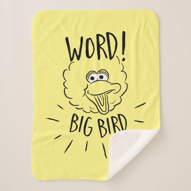 Big Bird Skate Logo - Word! Big Bird Sherpadecke (Vorderseite)