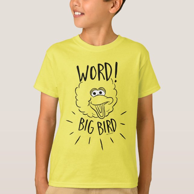 Big Bird Skate Logo - Word! Big Bird T-Shirt (Vorderseite)