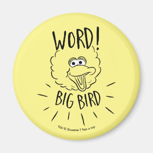 Big Bird Skate Logo - Wort! Big Bird Magnet