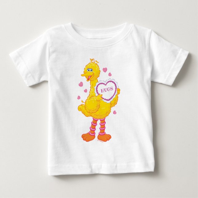 Big Bird Valentine Baby T-shirt (Vorderseite)
