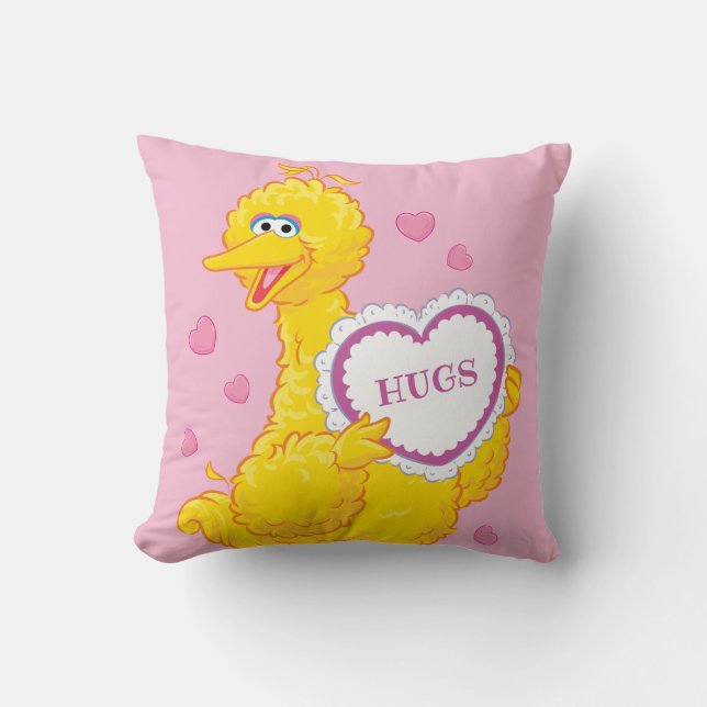Big Bird Valentine Kissen (Vorderseite)