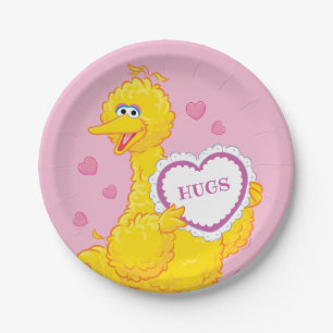 Big Bird Valentine Pappteller