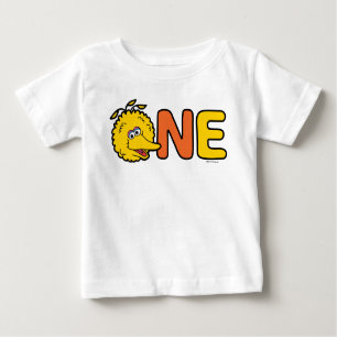 Big Bird zum ersten Geburtstag Baby T-shirt