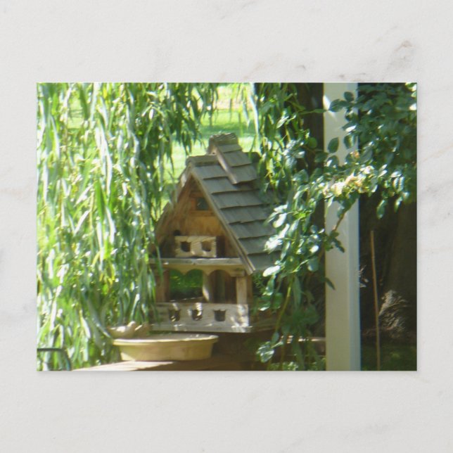 Big Birdhouse Postkarte (Vorderseite)