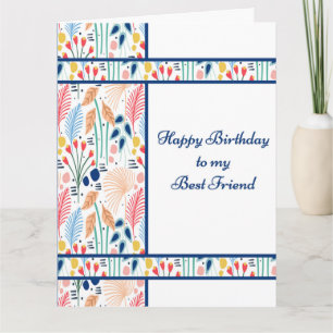 Big Birthday Card for your Best Female Friend Karte