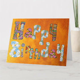 Big Birthday Card Karte