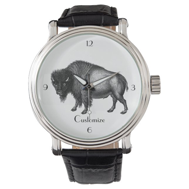 Big Bison Buffalo Thunder_Cove Armbanduhr (Vorderseite)