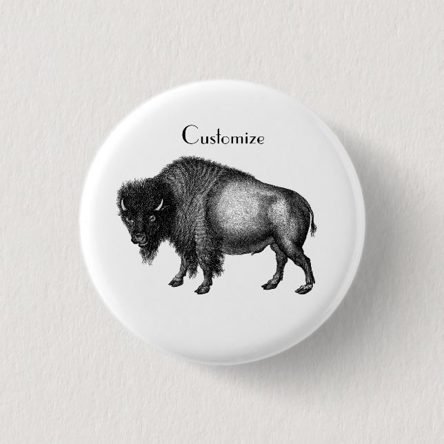 Big Bison Buffalo Thunder_Cove Button (Vorderseite)
