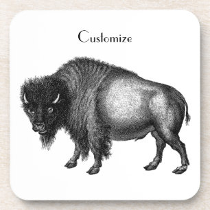 Big Bison Buffalo Thunder_Cove  Getränkeuntersetzer