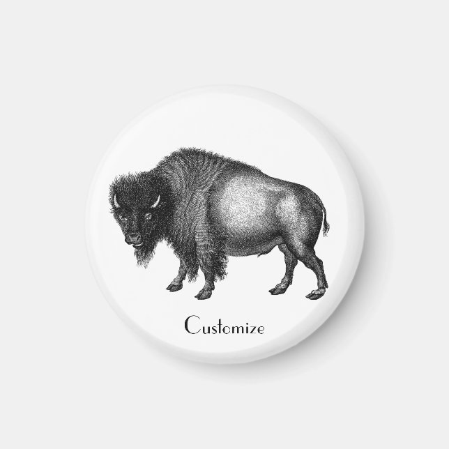 Big Bison Buffalo Thunder_Cove Magnet (Vorne)