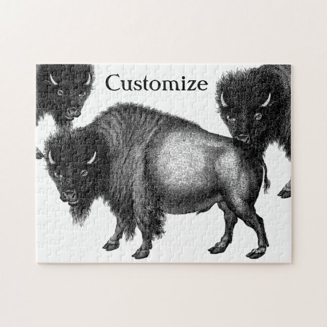 Big Bison Buffalo Thunder_Cove Puzzle (Horizontal)
