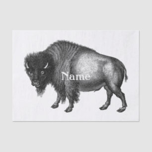 Big Bison Buffalo Thunder_Cove Seidenpapier