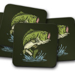 Big Bite Bass Untersetzer | Mouth Bass Untersetzer<br><div class="desc">Big Bite Bass Untersetzer | Grosses Mouth Bass Fish Untersetzer Set Hook Ihre Gäste mit unserem Big Bite Untersetzer Set, mit einer lebhaften großen Mund Bass Illustration, die den Nervenkitzel des Fangs einfangen. Diese Untersetzer aus erstklassigem Kork bieten einen robusten Schutz und sorgen für eine raue Außenluft. Sie sind für...</div>