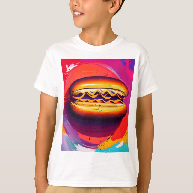 Big Bite Hot Dog - Die kolossalen Hotdog Chroniken T-Shirt (Vorderseite)