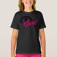 BIG Black M und Hot Pink Mopar GIRL Classic T Shir