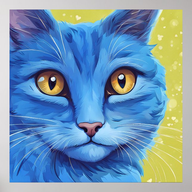 Big Blue Cat. Poster (Vorne)