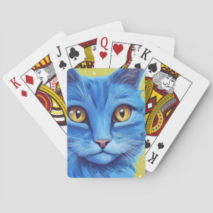 Big Blue Cat. Spielkarten