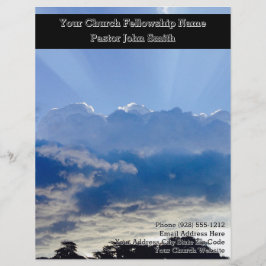 Big Blue Sky Church Business Briefbogen