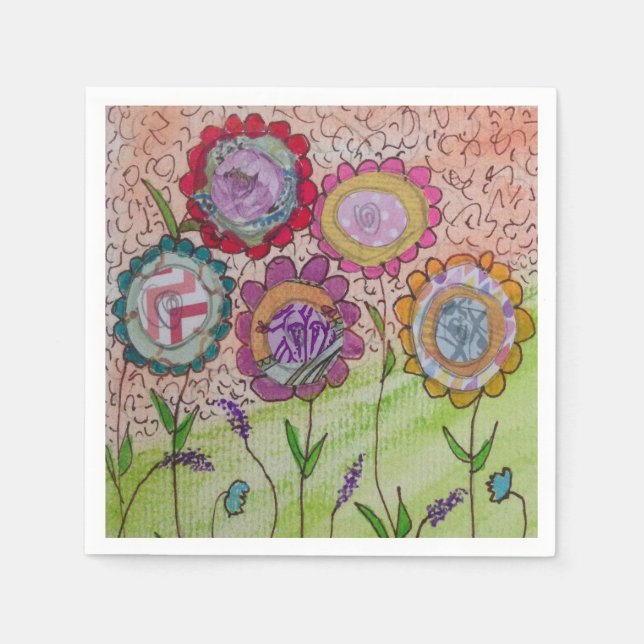 Big Blume Napkins Serviette (Vorderseite)