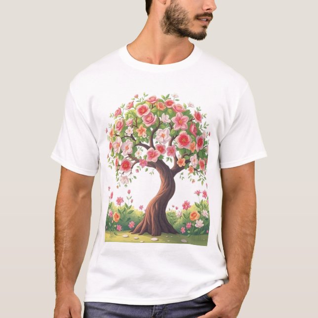 Big Blume Tree T - Shirt (Vorderseite)