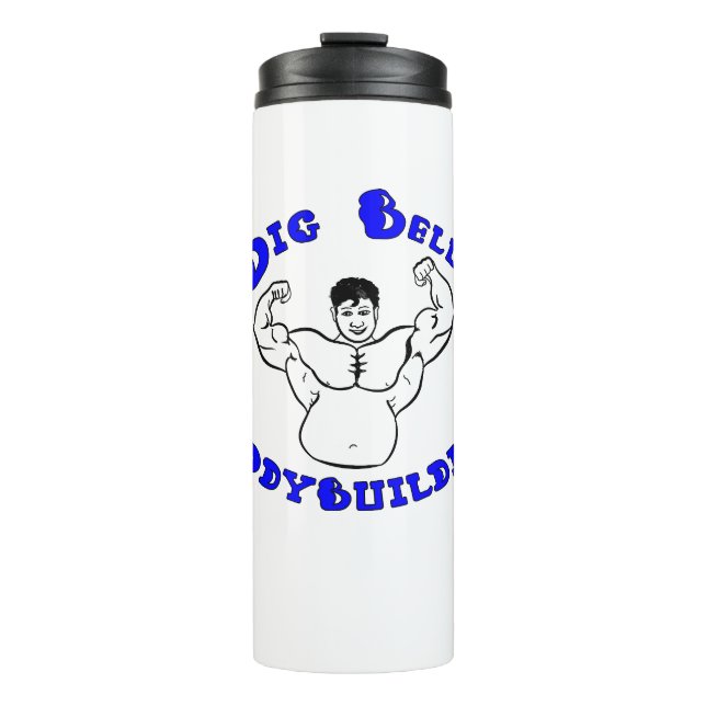 Big Bly-Bodybuilding Thermosbecher (Vorderseite)