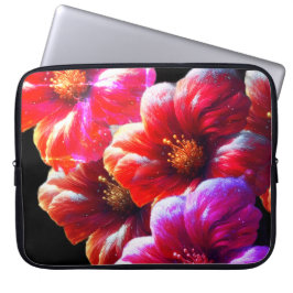 Big, Bold, Beautiful Flowers on an Electronics Bag Laptopschutzhülle