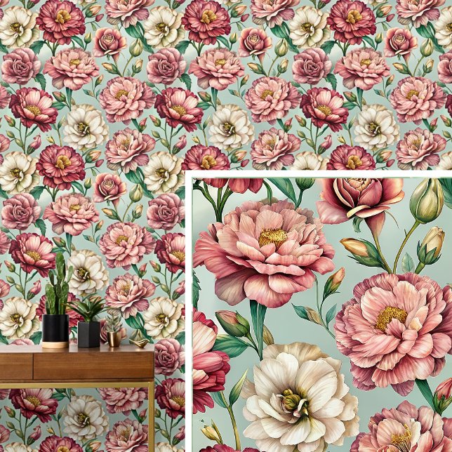 Big Bold & Beautiful Soft Dark Light Pink Blume Tapete (Von Creator hochgeladen)