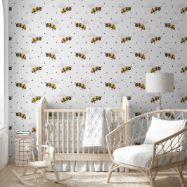 Big Bold Bee Pattern Tapete