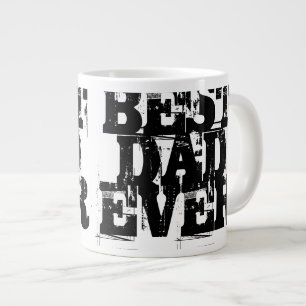 Big Bold bekümmert Bester Vater je Typografie Jumbo-Tasse