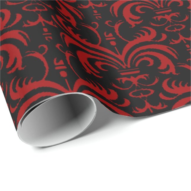 Big Bold Damask Geschenkpapier (Rolleneckpunkt)