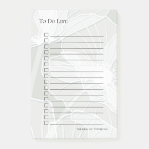 Big Bold Hollyhocks WÄHLEN FARBE Post-it Klebezettel