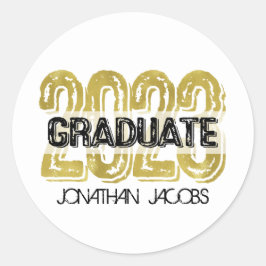 BIG Bold IMITATS GOLD 2023 Graduate Round Sticker