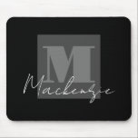 Big Bold Monogram Mousepad<br><div class="desc">Big Bold Monogram personalized mousepad.</div>