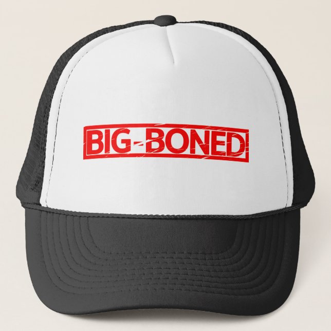 Big-Boned-Briefmarke Truckerkappe (Vorderseite)