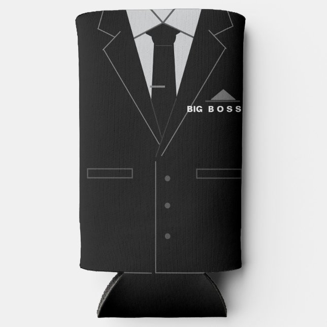 Big Boss Can Coolers Personalized Funny Gift Selters Dosenkühler (Vorderseite)