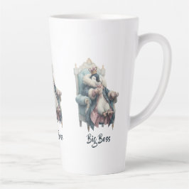 Big Boss Winter Penguin Design Milchtasse
