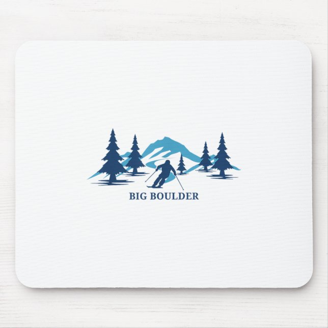 Big Boulder Pennsylvania Ski Resort Skier T Mousepad (Vorne)