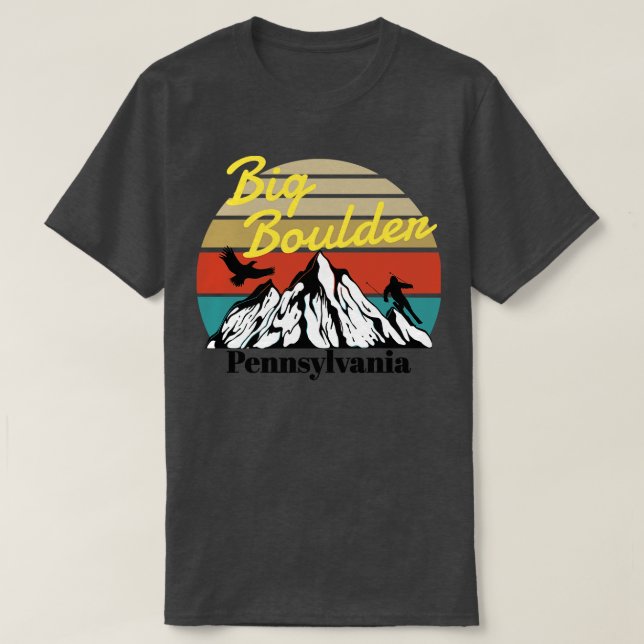 Big Boulder Ski Pennsylvania T-Shirt (Design vorne)