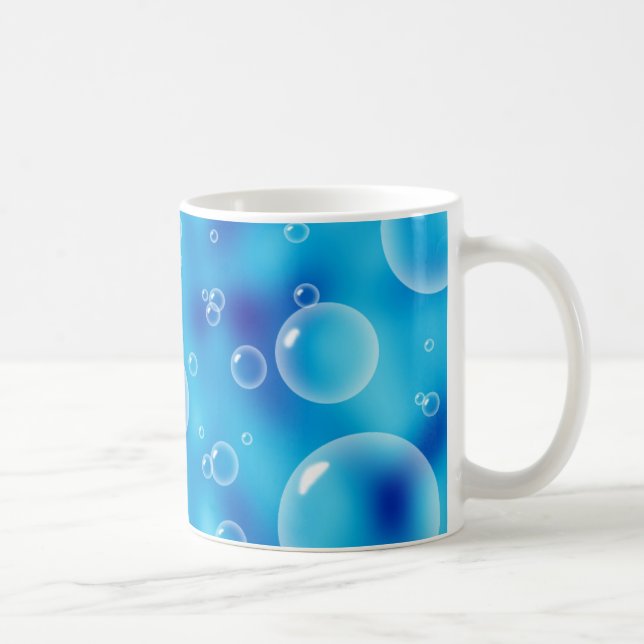 Big Bouncing Blue Bubbles Tasse (Rechts)