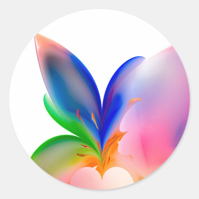 Big Bow-Geschenkboxen Runder Aufkleber (Vorderseite)