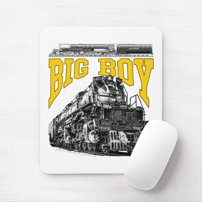 Big Boy 4014 Dampflok. Union Pacific Klasse 4000 Mousepad (Mit Mouse)