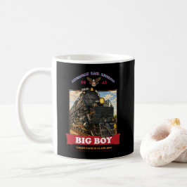 Big Boy 4014 Dampflokomotive Vintage-Illustration Kaffeetasse