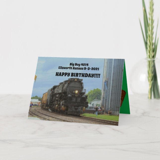 Big Boy 4014 Karte (Vorderseite)