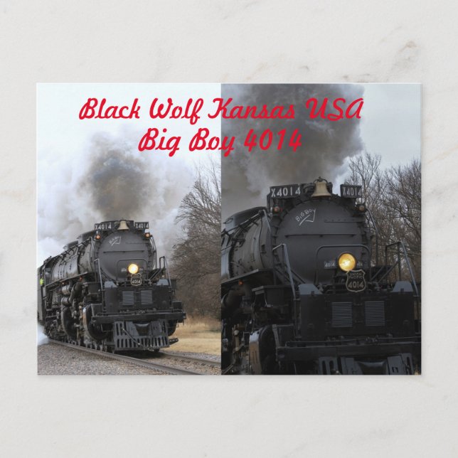 Big Boy 4014 Postkarte (Vorderseite)