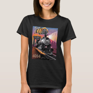 Big Boy 4014 Train Steam Motor Locomotive 4014 Ra T-Shirt